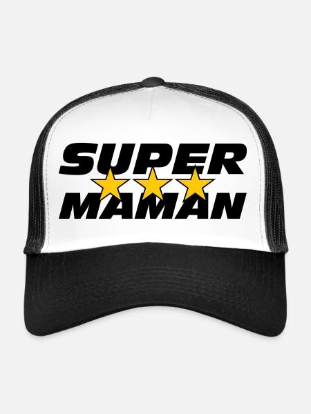 Super Mom - Mother's Day - Trucker Cap - white/black - Front