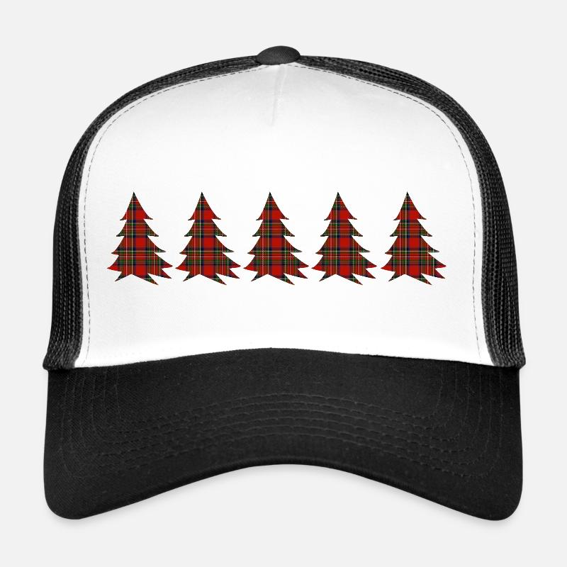 Forest Tartan Trees Trucker Cap
