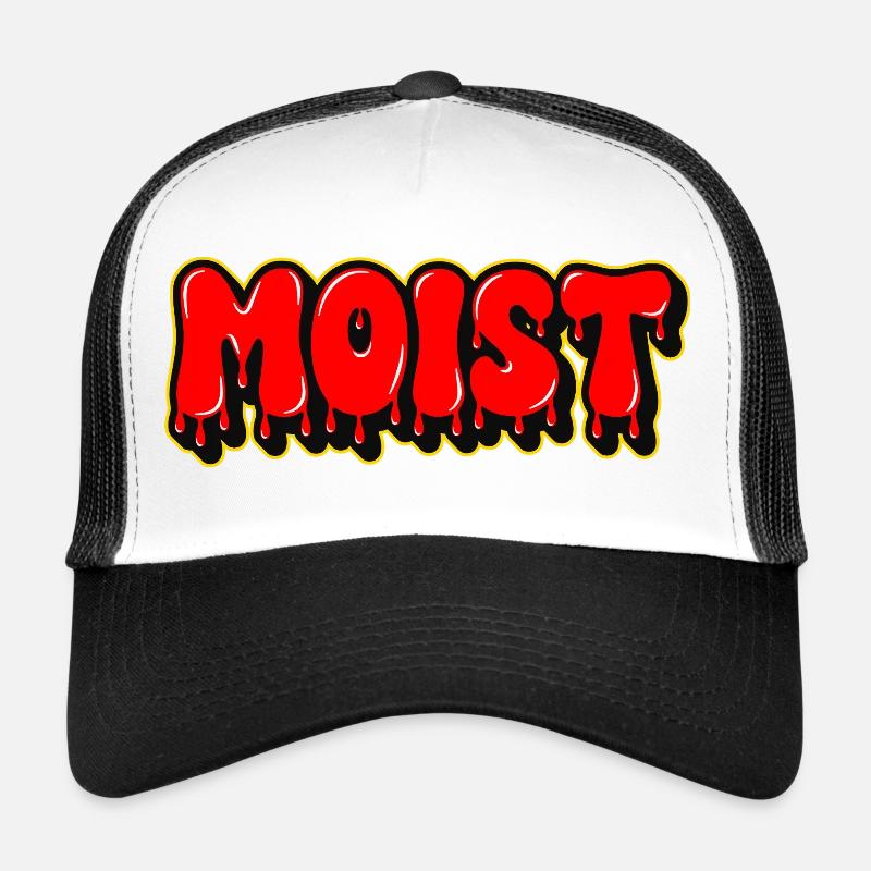 Texte de lettrage humide et épais Casquette trucker 