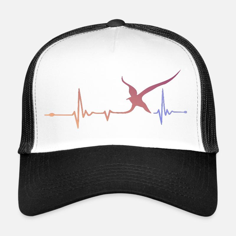 Herzschlag trifft Vogelflug Trucker Cap