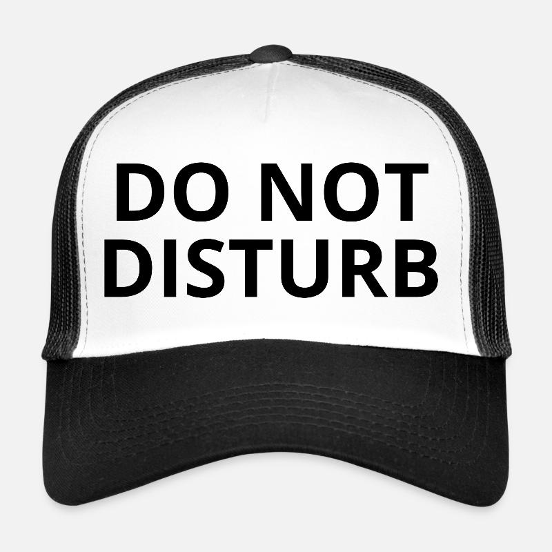 NICHT STÖREN – Minimaler Unisex-Pullover Trucker Cap