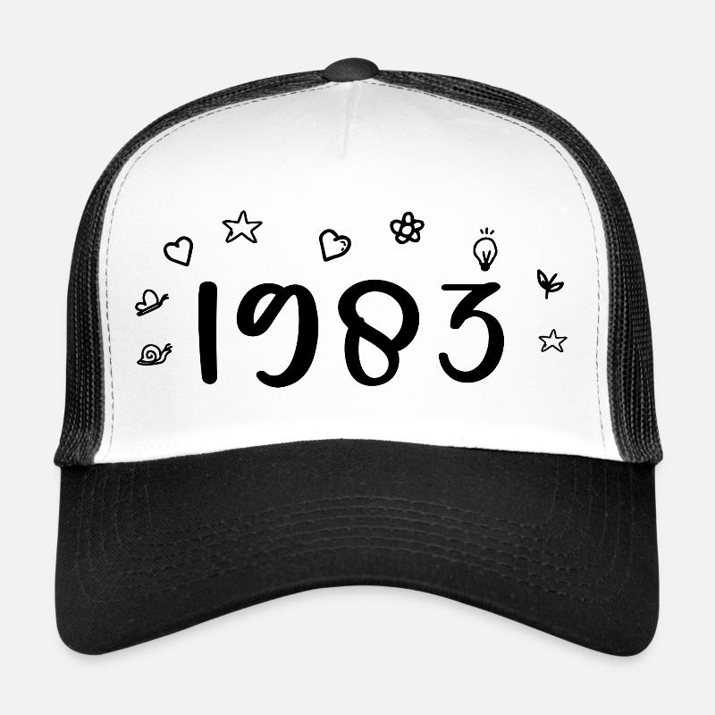1983 Anniversaire 1983 Retro 1983 Casquette trucker 