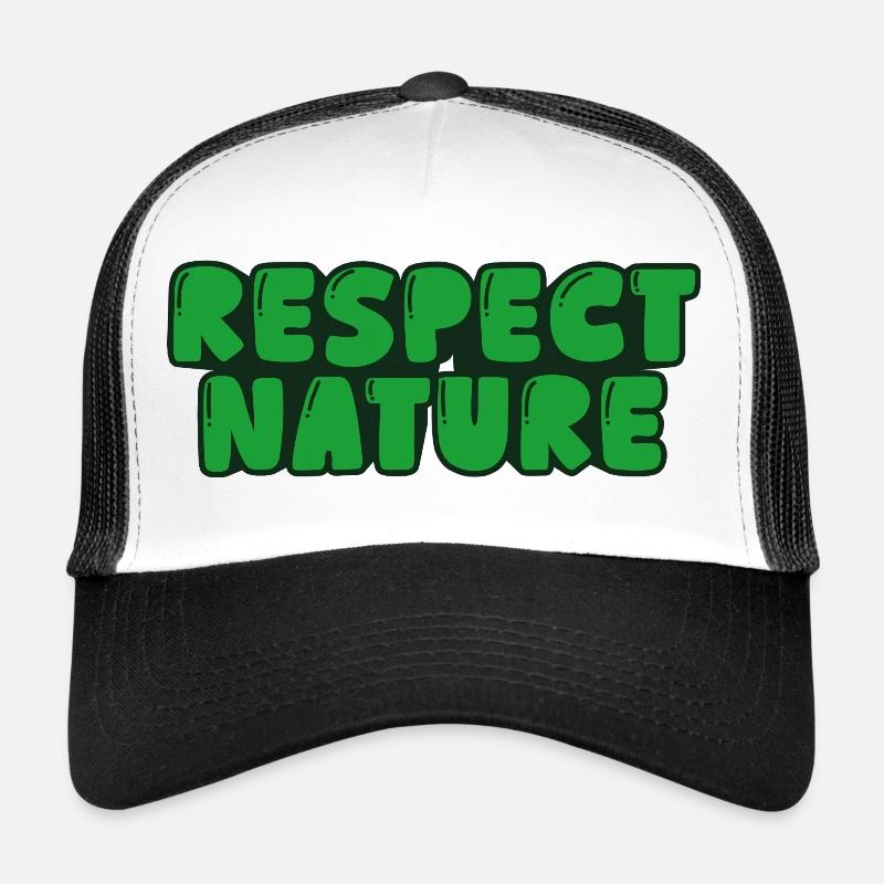 Respecter la nature Casquette trucker 