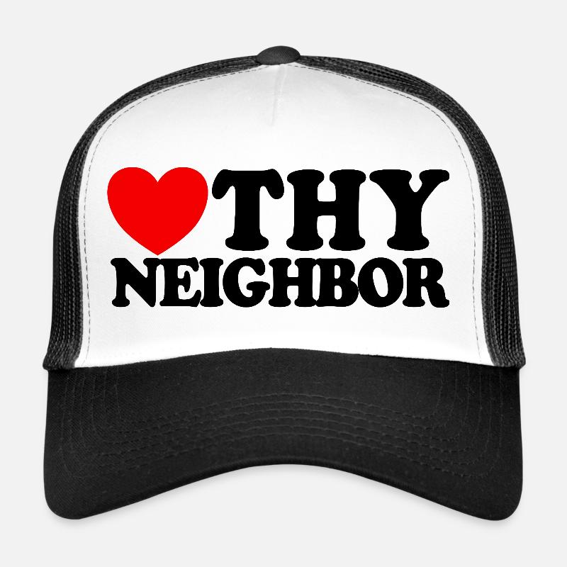 Aimez votre prochain – Foi chrétienne – Jésus Casquette trucker 