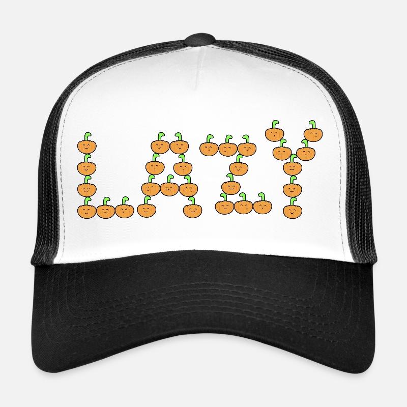 Pumpkin faul - Trucker Cap - Weiß/Schwarz