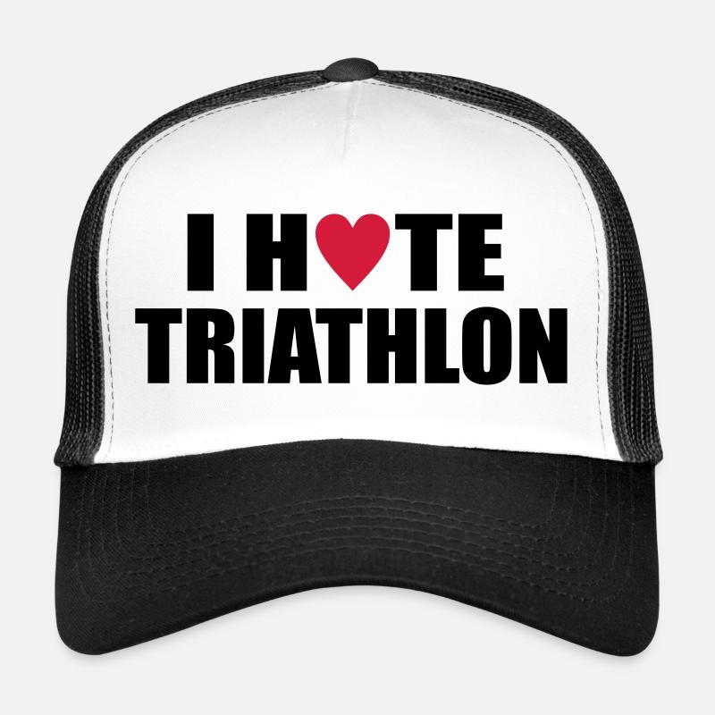 triathlon - Trucker Cap - Weiß/Schwarz