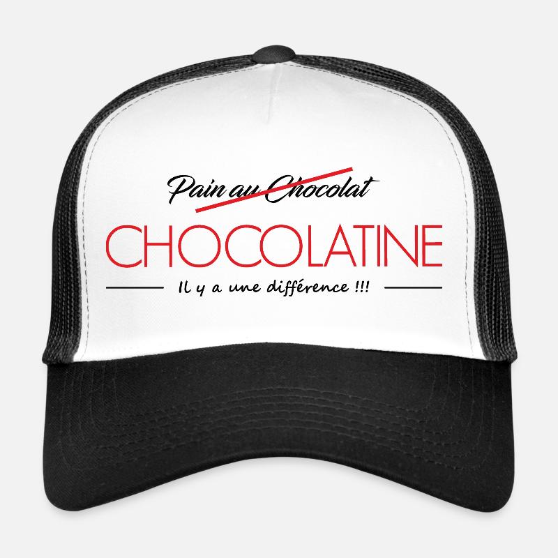 Pain au Chocolat VS Chocolatine Casquette trucker 