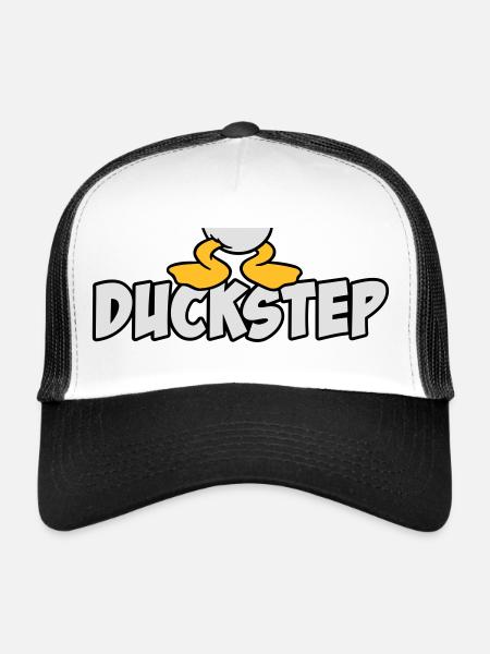 Duckstep (Dubstep) - Trucker Cap - white/black - Front