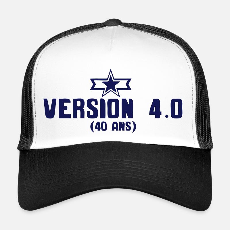40 ans version anniversaire etoile Casquette trucker 