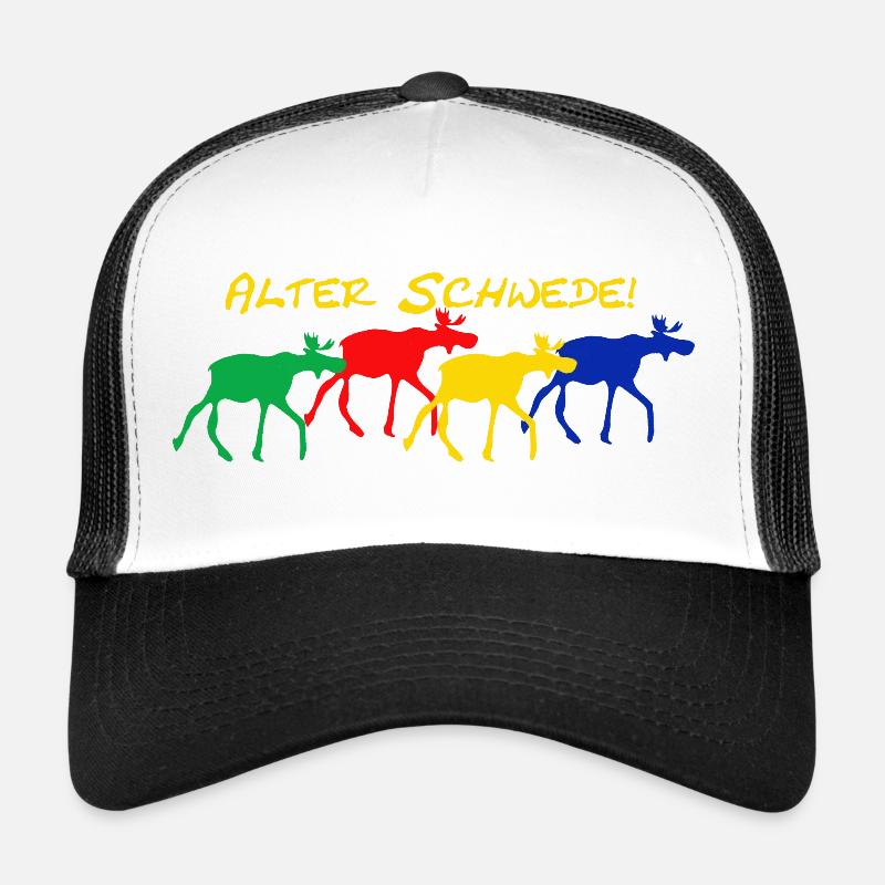 Alter Schwede - Trucker Cap - Weiß/Schwarz
