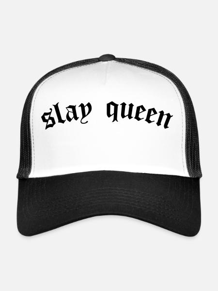 SLay queen - Trucker Cap - white/black - Front