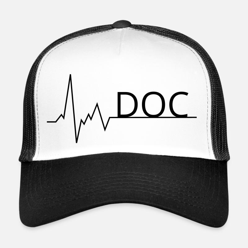 heartbeat doc Trucker Cap