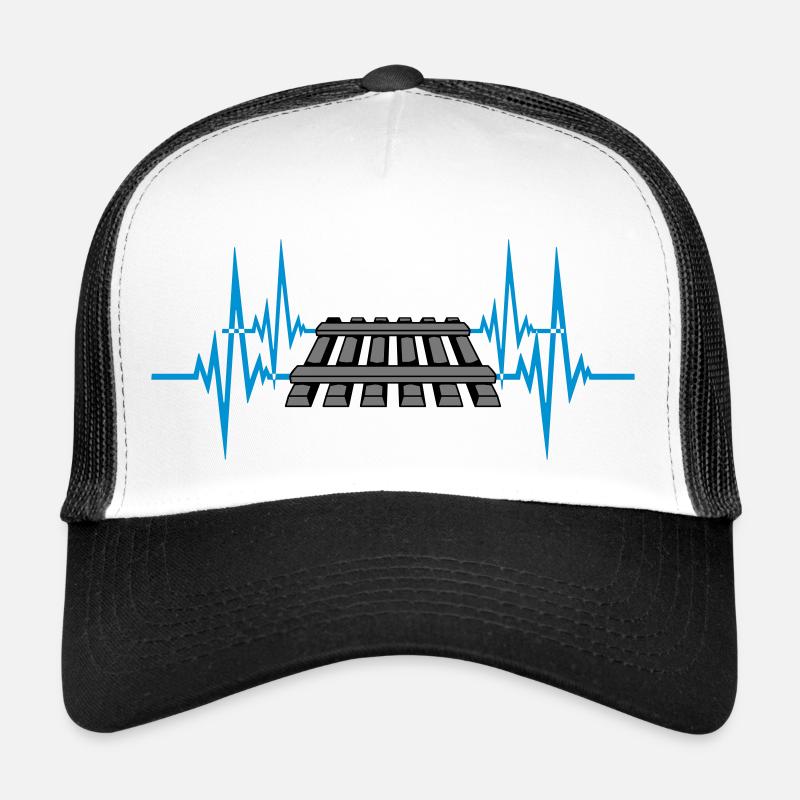 Piste de pulsation cardiaque Casquette trucker 