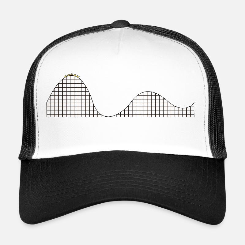 Rollercoaster Rollercoaster Life Integral Calculus Trucker Cap