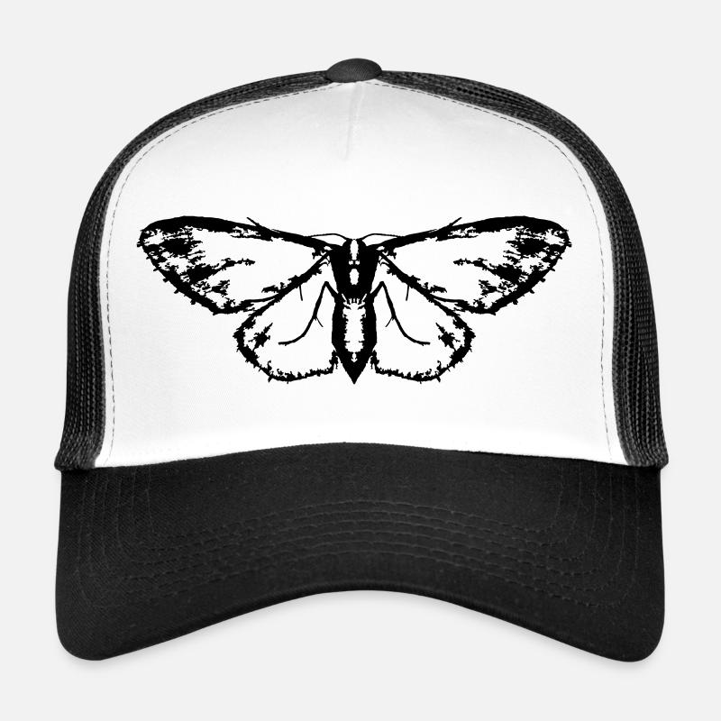 Papillon / Papillon / Papillon - Casquette trucker  - blanc/noir