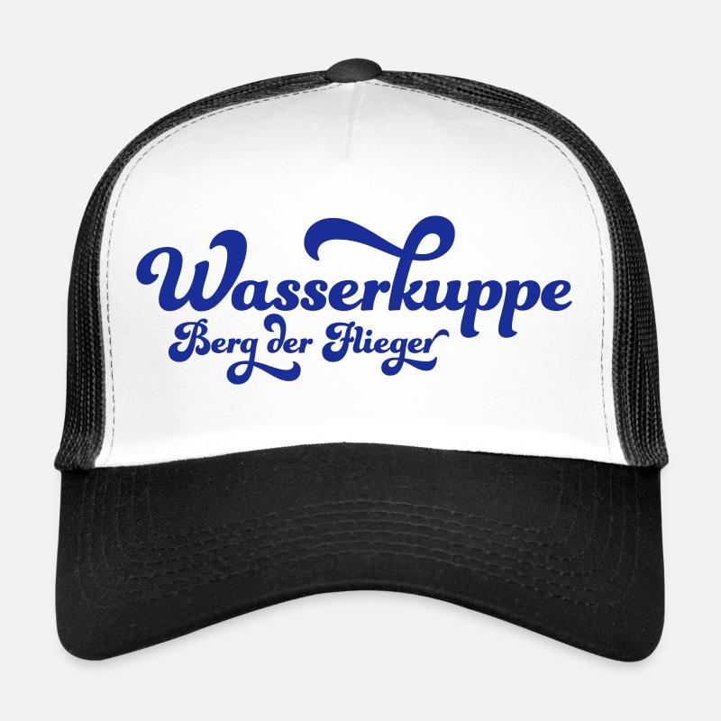 Wasserkuppe: Berg der Flieger - Trucker Cap - Weiß/Schwarz