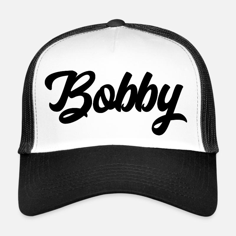 Bobby Custom Text Birthday Name Trucker Cap