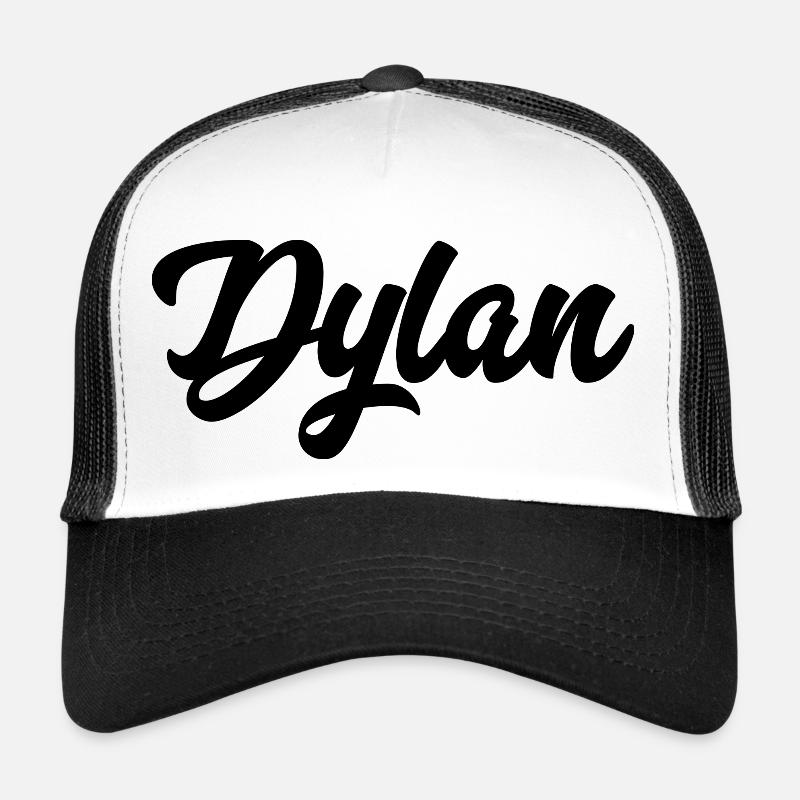 Dylan Custom Text Nom d’anniversaire Casquette trucker 