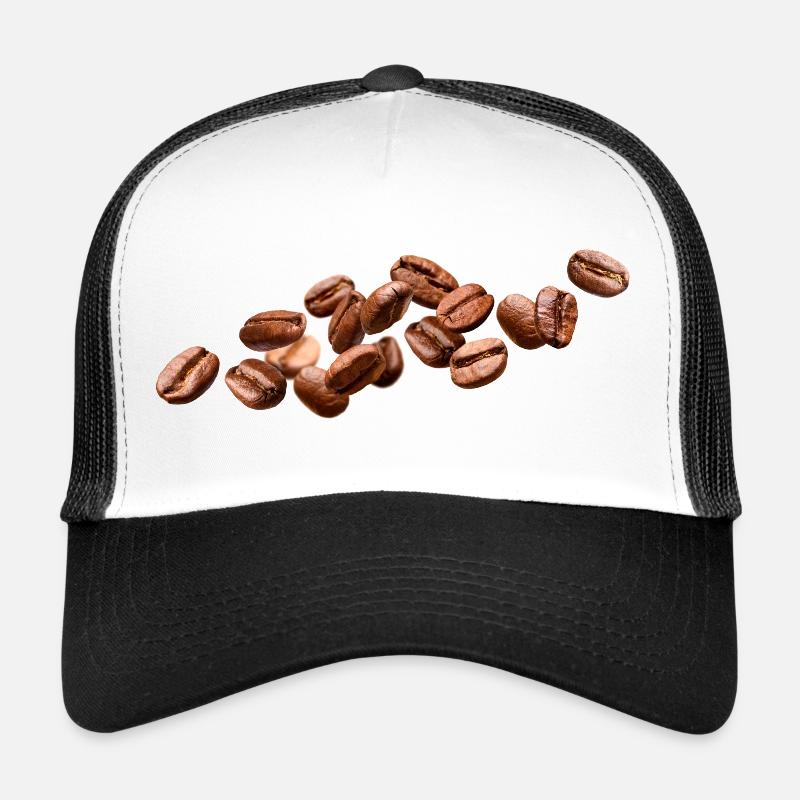 Realistic Coffee Beans Coffee Art Trucker Cap