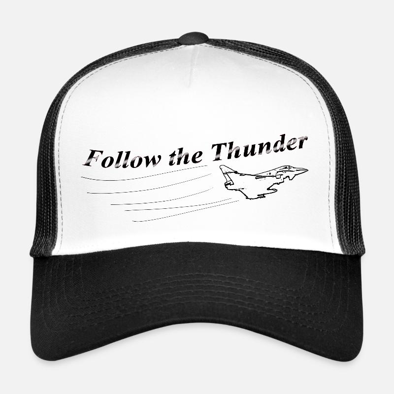 Follow the Thunder b Trucker Cap