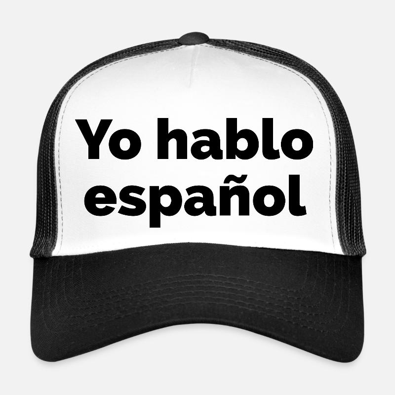 Langue espagnole - langue espagnole Casquette trucker 
