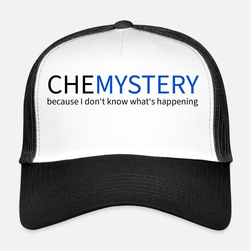 Chemie - Trucker Cap - Weiß/Schwarz
