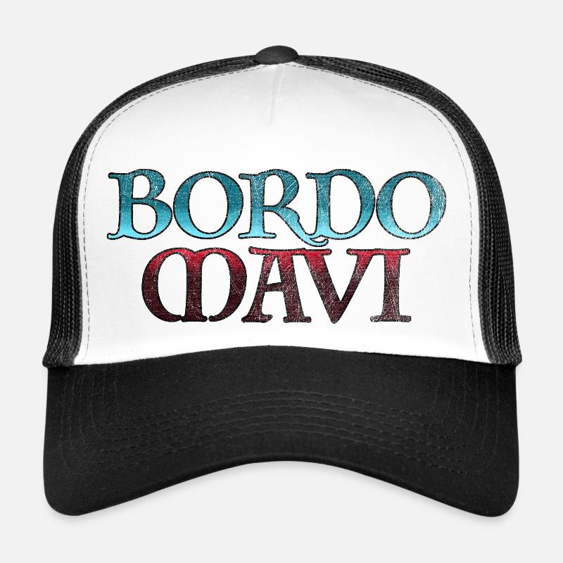 Bordo Mavi Logo Casquette trucker 
