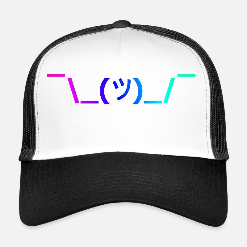 Shruggie Rainbow bluelila Casquette trucker 