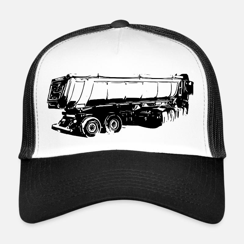 Truck - Trucker Cap - Weiß/Schwarz
