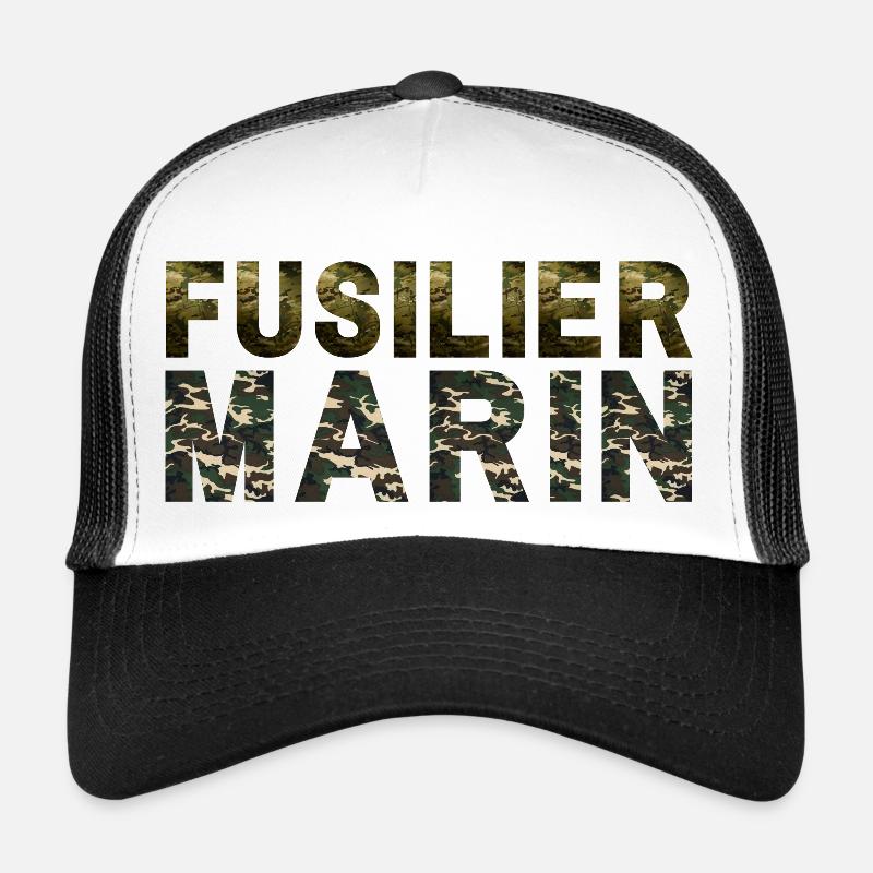 Fusiller Marin - Camouflage Double Casquette trucker 