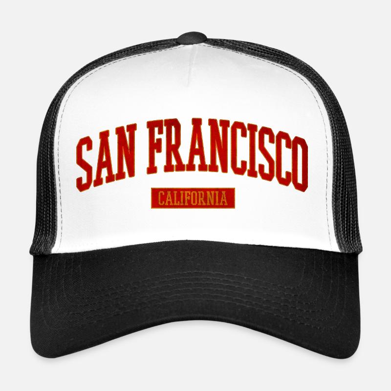 Lettrage Vintage Uni de San Francisco Casquette trucker 