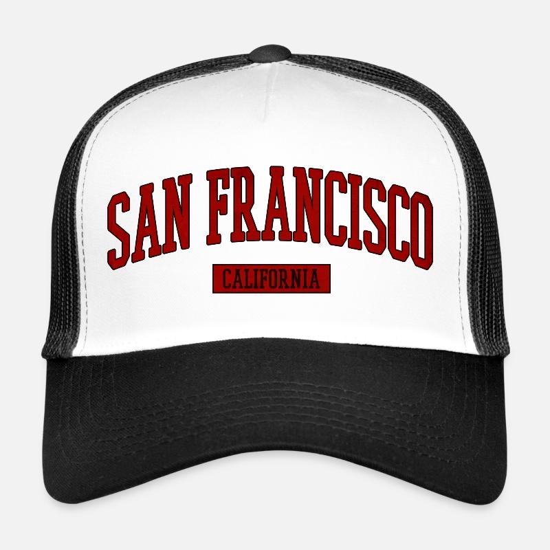 Lettrage rétro de San Francisco Casquette trucker 
