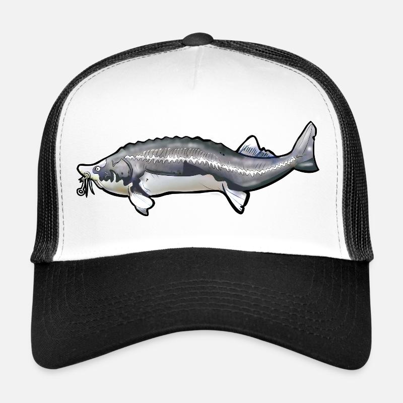 Schwanzmuster von gewühltem Kelfisch Trucker Cap