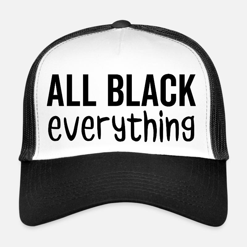 All Black Everything Trucker Cap