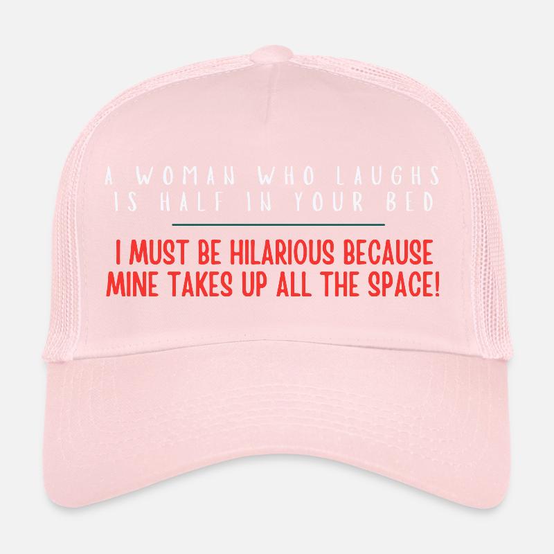 Witty Space-Taker Quote Tee Trucker Cap