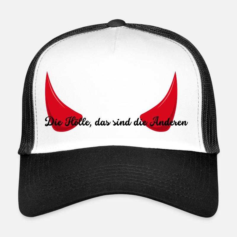 Die Hölle, dass sind die Anderen - Trucker Cap - Weiß/Schwarz