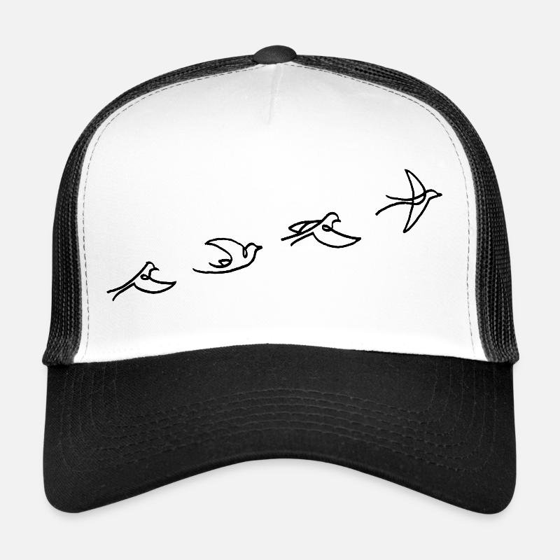 Le vol de l'oiseau noir Casquette trucker 