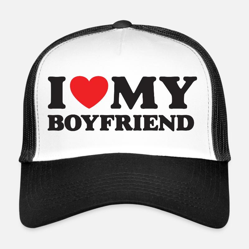 Ich liebe meinen Freund Trucker Cap