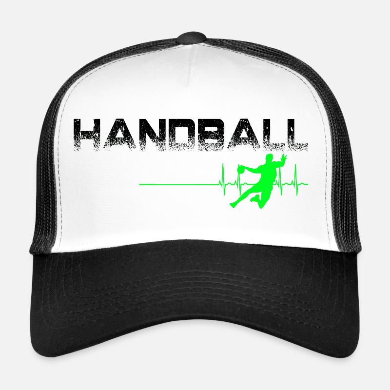 Handball - Trucker Cap - Weiß/Schwarz