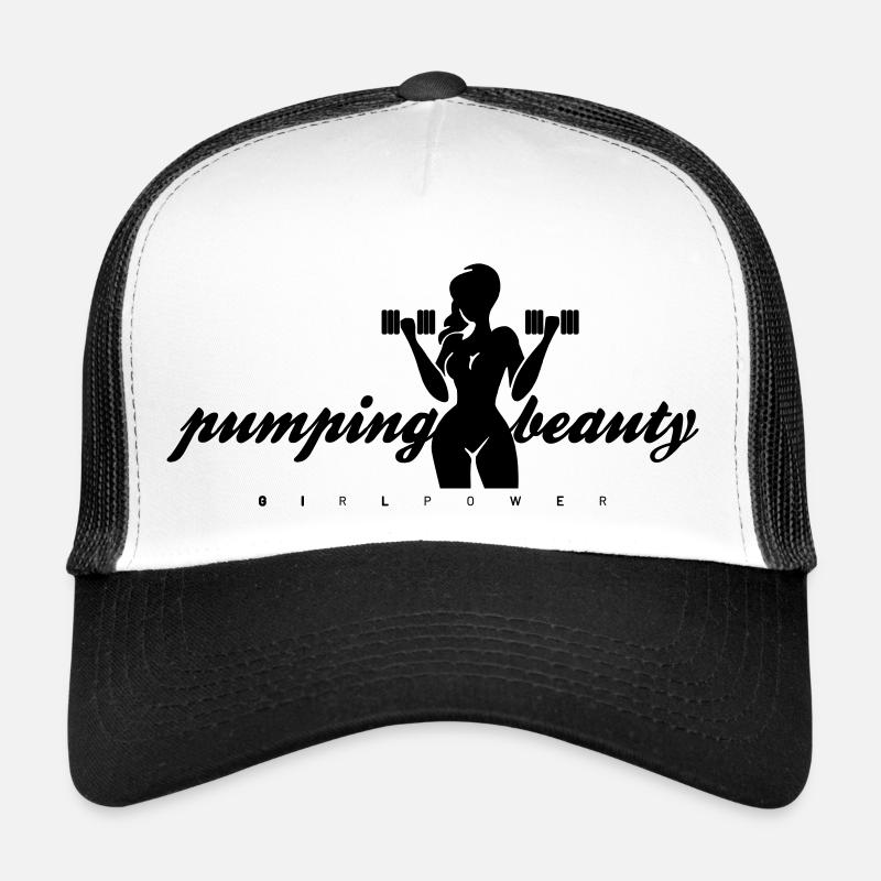 Pumping Beauty Solid Color Trucker Cap