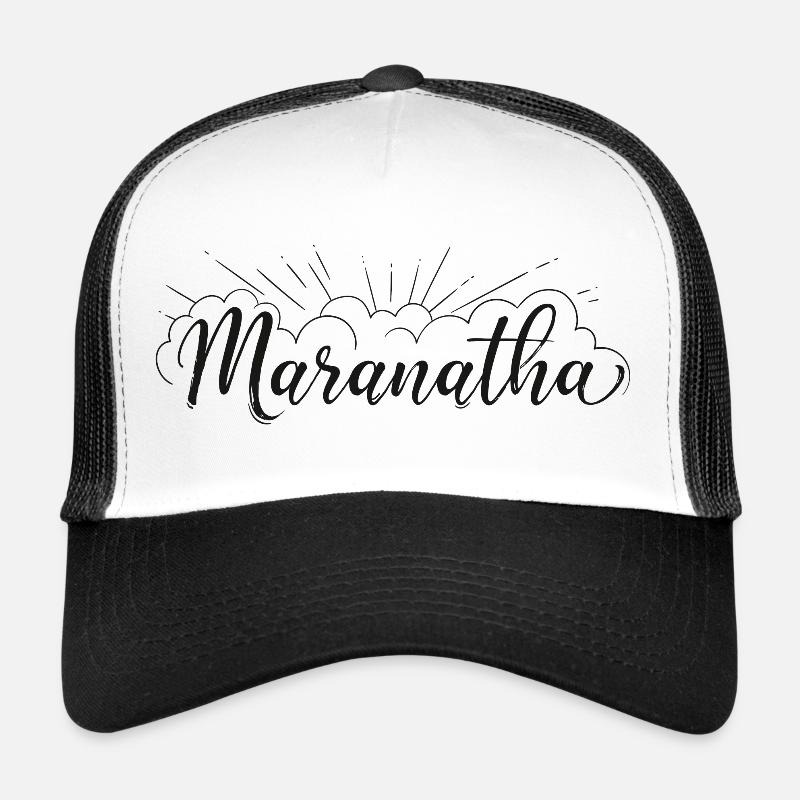 Maranatha - Trucker Cap - Weiß/Schwarz