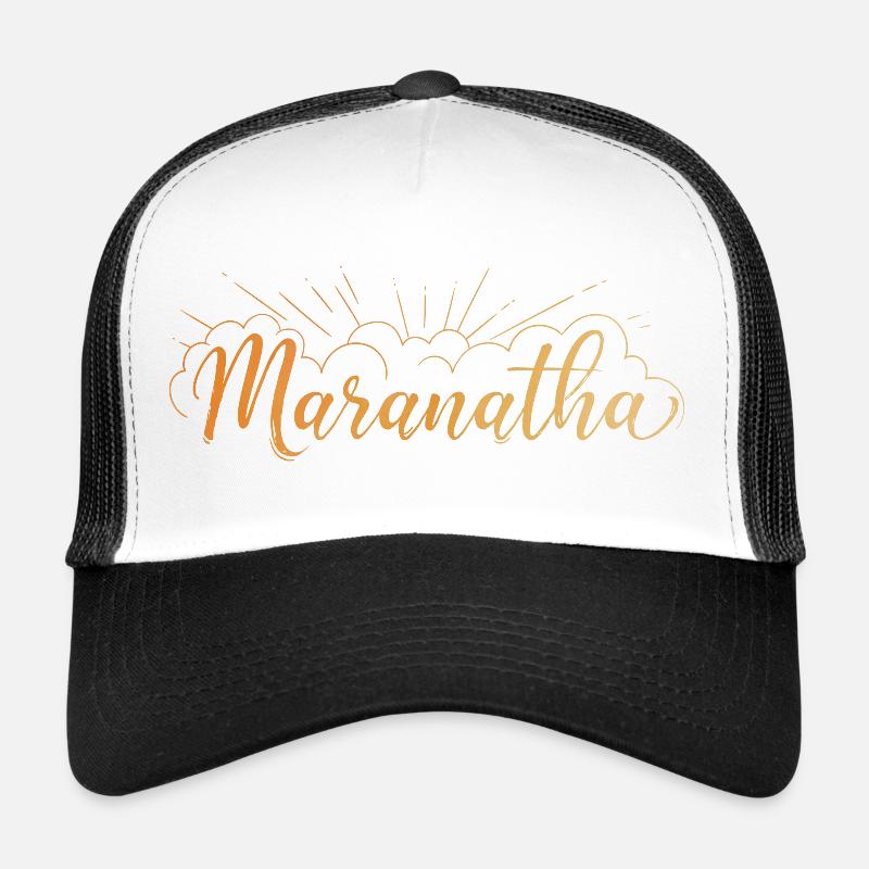Maranatha - Trucker Cap - Weiß/Schwarz