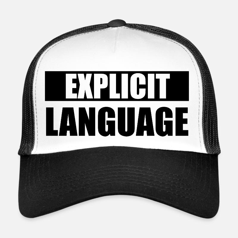 Langage grossier Casquette trucker 