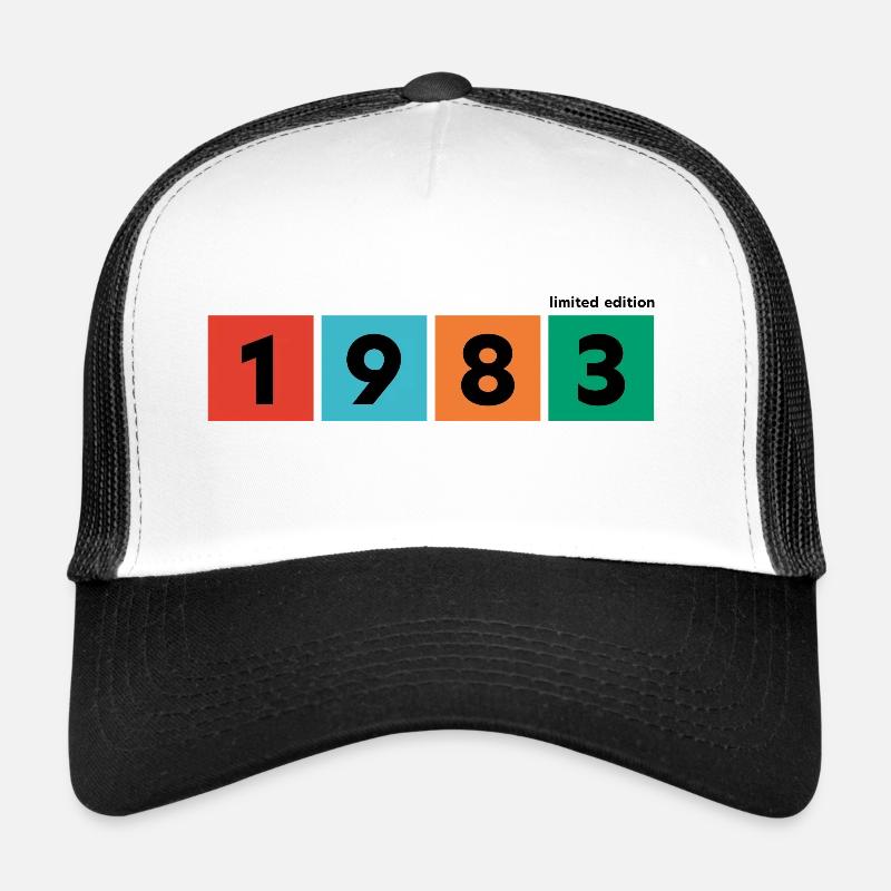 1983 Édition limitée - Casquette trucker  - blanc/noir