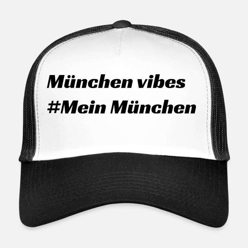 München - Trucker Cap - Weiß/Schwarz