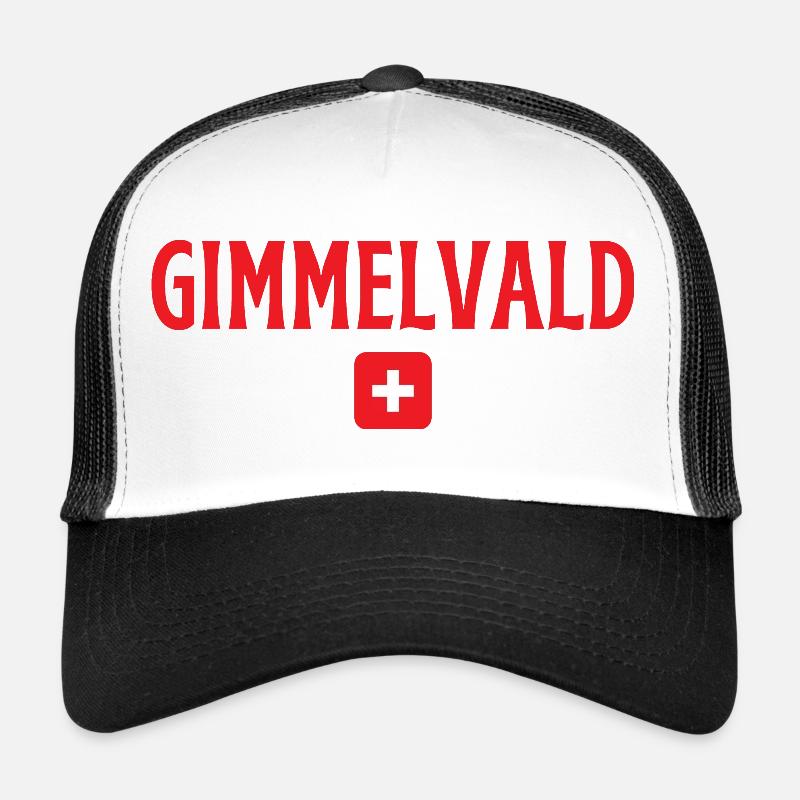 GIMMELWALD Switzerland Flag Trucker Cap