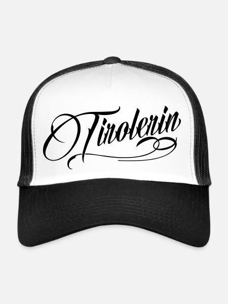 Tirolerin - Trucker Cap - Weiß/Schwarz