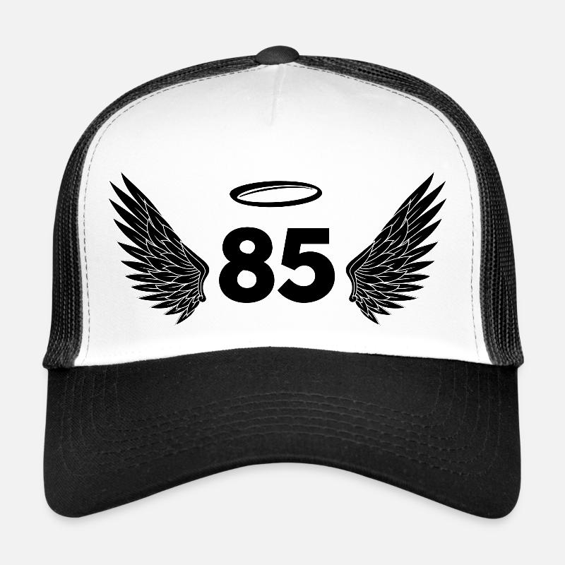 Numéro 85 ange - 85e anniversaire ailes Casquette trucker 