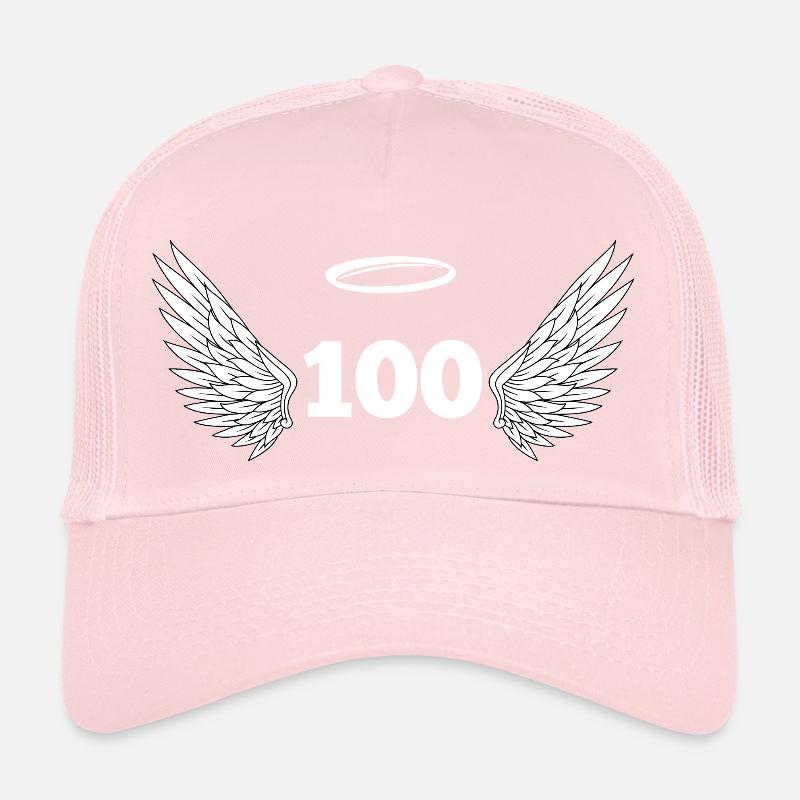 Numéro 100 ange - 100e anniversaire ailes Casquette trucker 