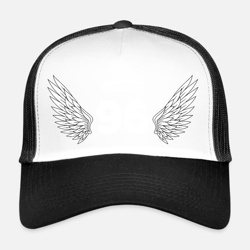 Numéro 96 ange - 96e anniversaire ailes Casquette trucker 
